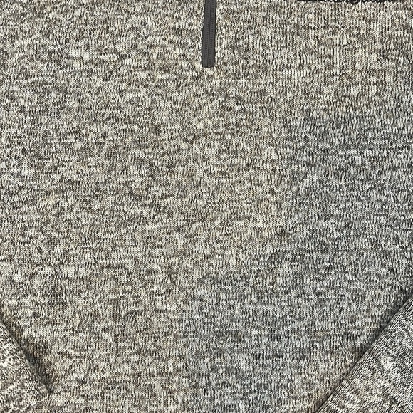 Eddie Bauer men’s SZ SM 1/4 zip fleece pullover. Grey taupe cream.Excellent cond - Picture 4 of 12